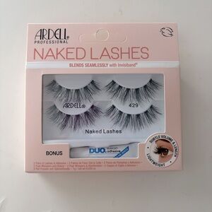 Ardell Wispy Lashes Natural Look with duo adhesive glue
